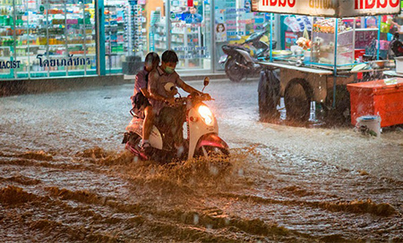 Cinco muertos por las fuertes inundaciones en el sur de China
